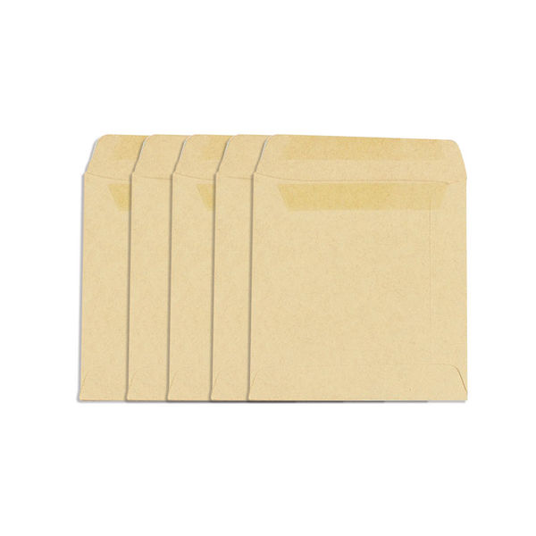 Q-Connect Envelope Wage 108x108mm Plain Self Seal 90gsm Manilla (Pack of 1000) KF3420