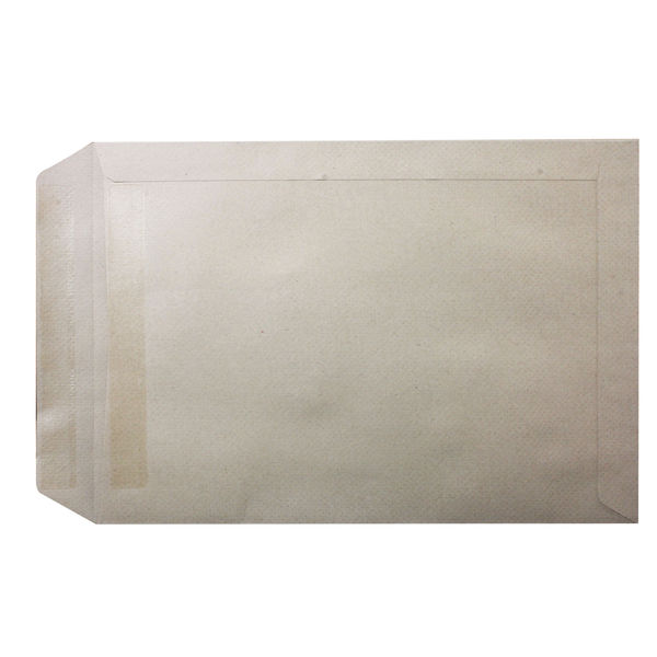 Q-Connect Manilla C4 Plain Self Seal Envelopes 115gsm, Pack of 250 - 3461