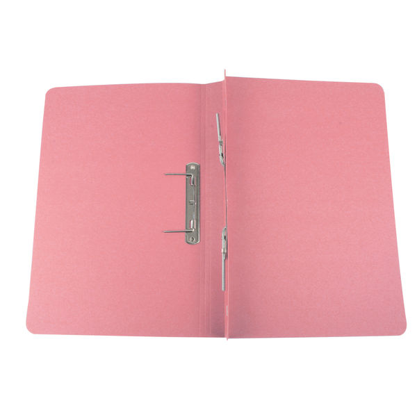 Q-Connect Transfer File 35mm Capacity Foolscap Pink (Pack of 25) KF26058