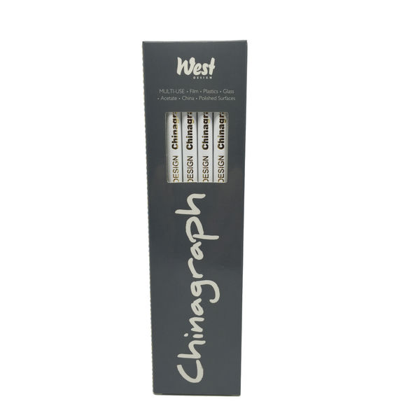 West Design Chinagraph Marking Pencil White (Pack of 12) RS523055