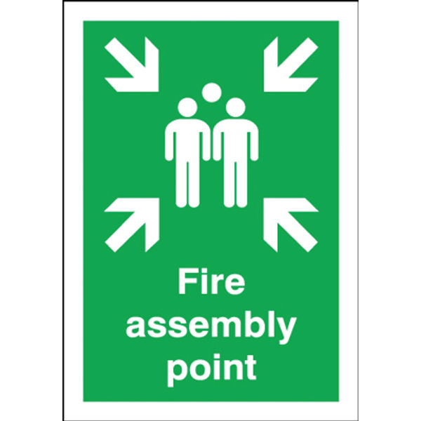 Safety Sign Fire Assembly Point A2 PVC FR04548R