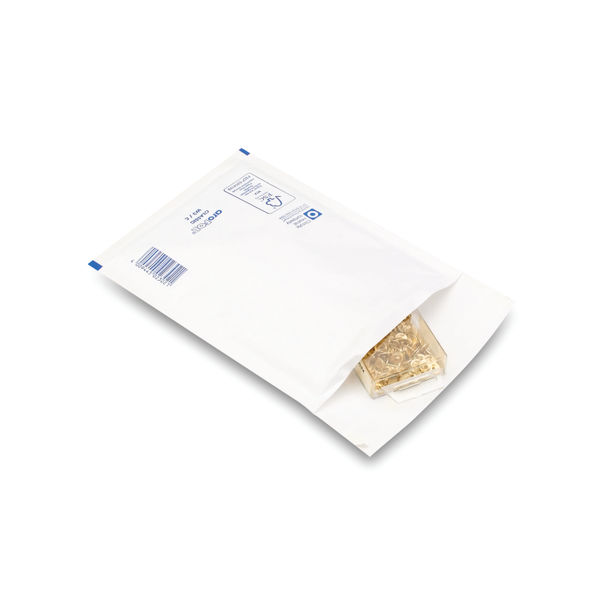 White Size 3 75gsm Bubble Lined Peel and Seal Envelope (Pack of 100) - XKF71448