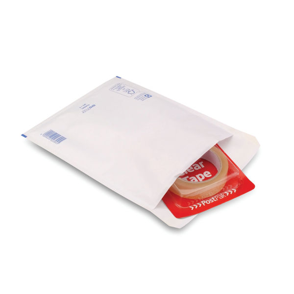 White Size 5 Bubble Lined Envelopes 75gsm, Pack of 100 - XKF71450