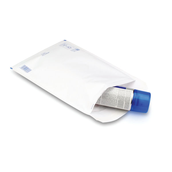 White Size 7 Bubble Lined Envelopes 75gsm, Pack of 100 - XKF71451