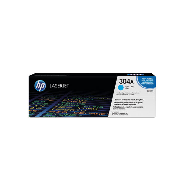 HP 304A Cyan LaserJet  Cartridge | CC531A