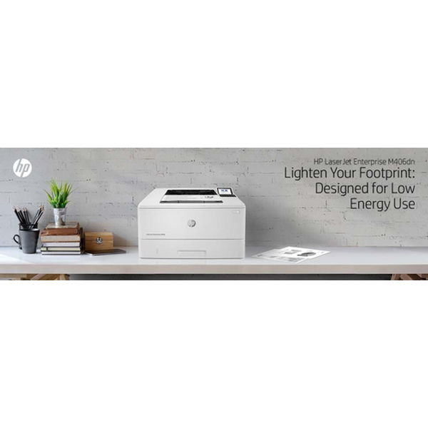 HP LaserJet Enterprise M406dn A4 Mono Laser Printer 3PZ15A#B19