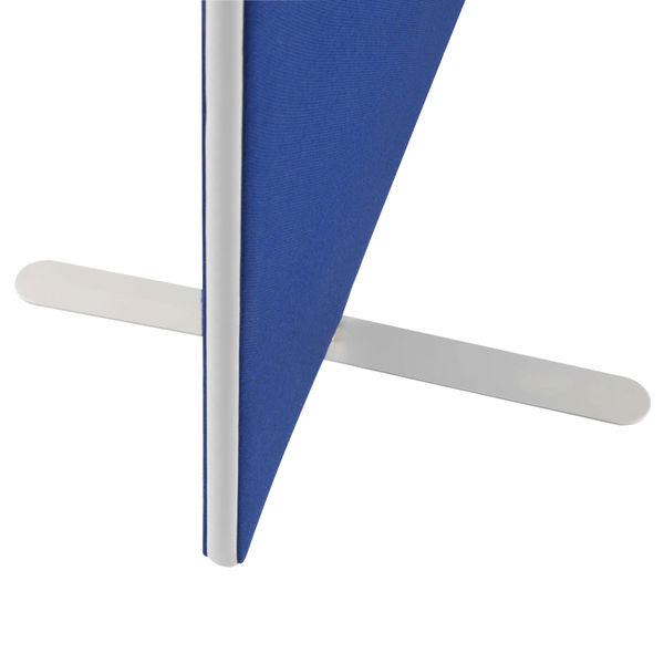 Jemini Floor Standing Screen 1200x25x1600mm Blue KF78991