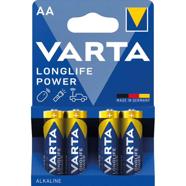 Varta AA High Energy Battery Alkaline (Pack of 4) 4906620414