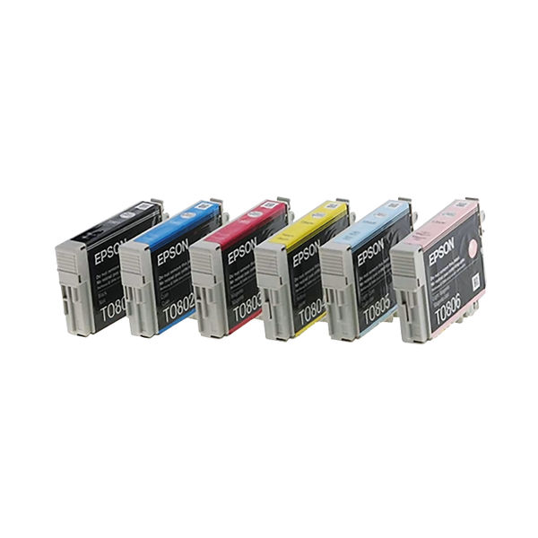 Epson T0807 Ink Cartridge Claria Photographic Hummingbird Multipack CMYK/Lt Cy/Lt Mag C13T08074011