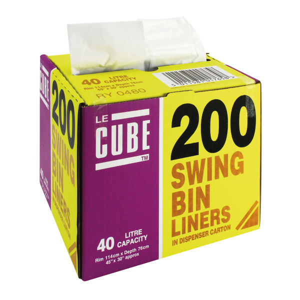 Le Cube Swing Bin Liners (Pack of 200)