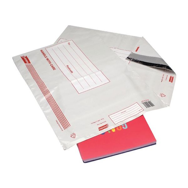 Go Secure Extra Strong Polythene Envelopes 360x430mm (Pack of 25
