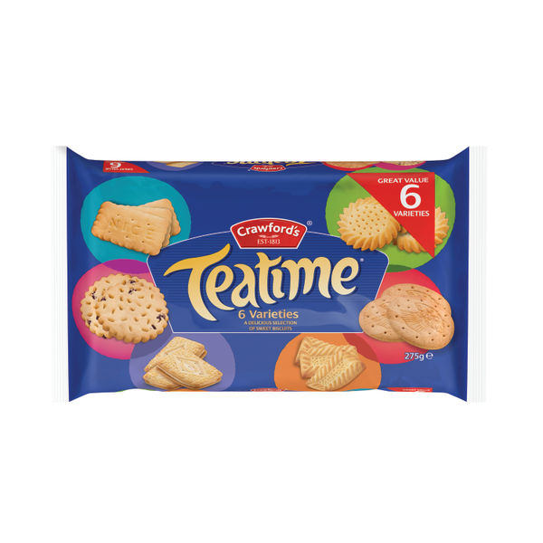 Crawfords Teatime Assorted Biscuits 275g 21421