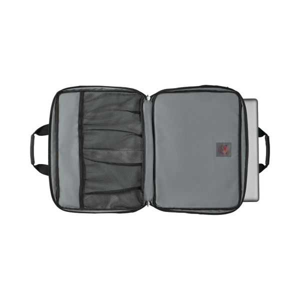 Wenger Legacy 17 Inch Laptop Case Triple  Gusset 420x210x320mm Black/Grey 600655