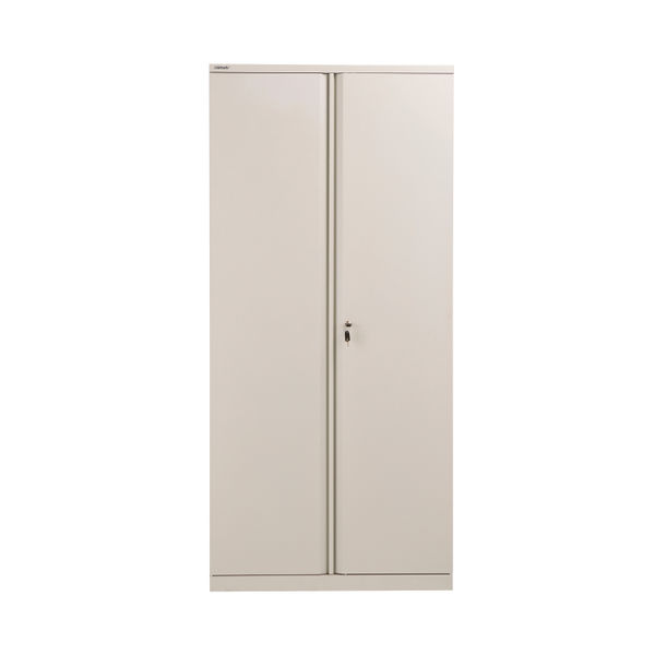 Bisley 2 Door Cupboard Empty 930x480x1975mm Goose Grey KF78715