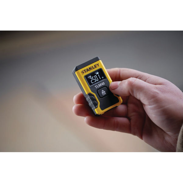 Stanley Pocket Laser Distance Measure 12m Yellow/Black stht77666-0