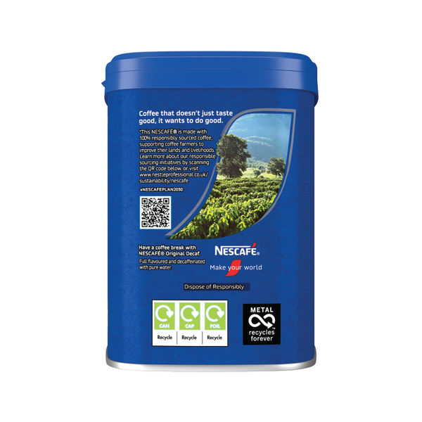 Nescafe Original Decaffeinated Instant Coffee 500g Tin 12315569