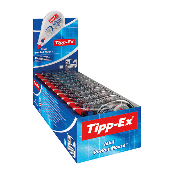 Tipp-Ex Mini Pocket Mouse Correction Roller (Pack of 10) 812878