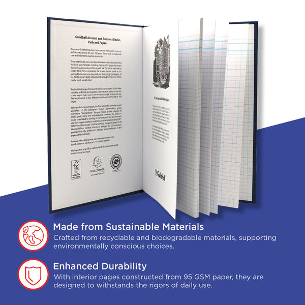 Guildhall 31 Series Account Book, 5 Cash Columns - 1017