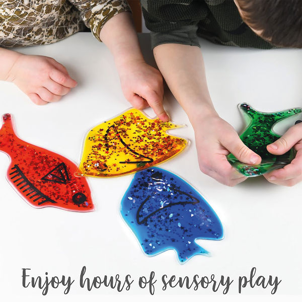 Fidget Toy Jelly Fish Design Assorted 200mm (Pack of 4) FGJF4