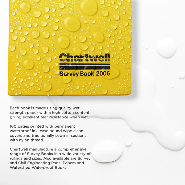 Exacompta Chartwell Plain Weather Resistant Field Book 130x205mm 2006