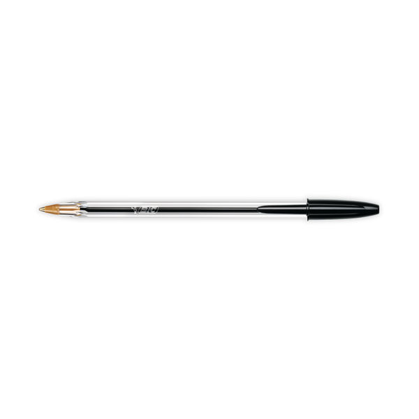 Bic Cristal Ballpoint Pen Medium Black Pack of 50 8373632