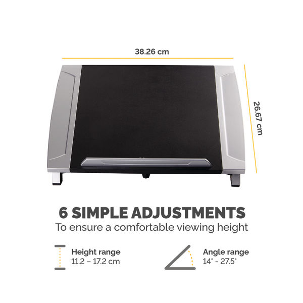 Fellowes Office Suites Laptop Riser Black/Grey 8032006