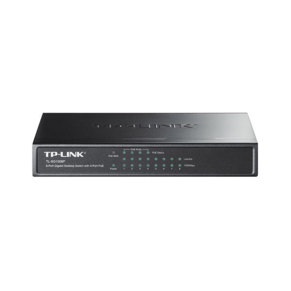 TP-Link 8-Port Gigabit Desktop PoE Switch TL-SG1008P