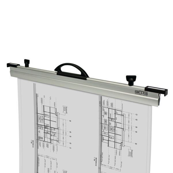 Arnos Hang-A-Plan Binders with Handles A1 Silver Pack of 2 D100A2PK