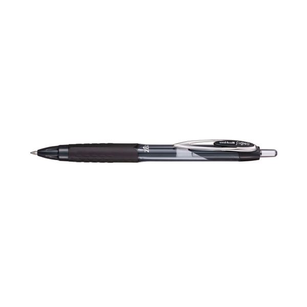 Uni-Ball Signo 207E Rollerball Gel Pen Black (Pack of 12) 762633000