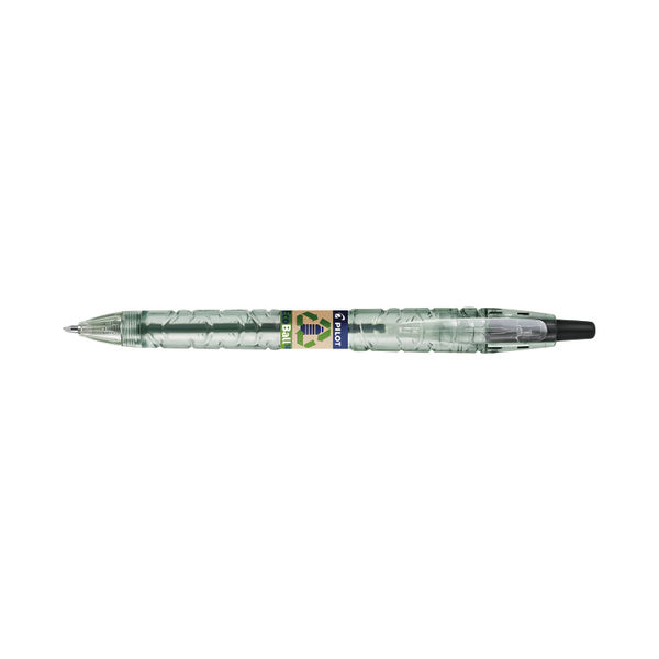 Pilot B2P Ecoball GreenPack Ballpoint Pen/Refill 10 Pens+10 Refills Blk (Pack of 20) 3131910586562