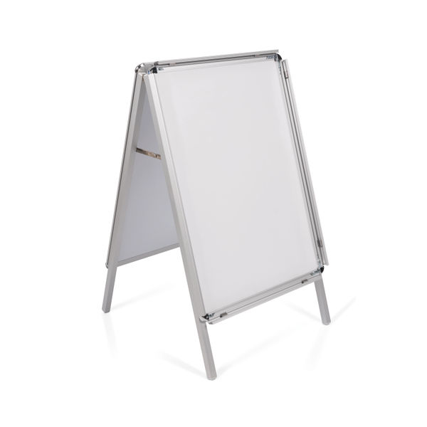 Bi-Office A- Frame Poster Display Freestanding Aluminium Frame A2 DKT60303032
