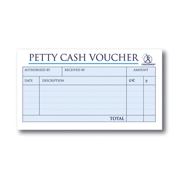 Challenge Carbonless Petty Cash Book 200 Duplicate Slips - 100080052