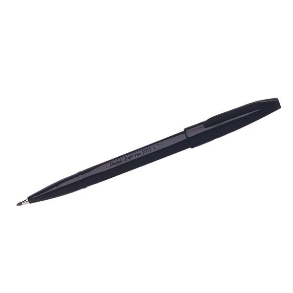 Pentel Sign Pen Fibre Tip Black (Pack of 12) S520-A