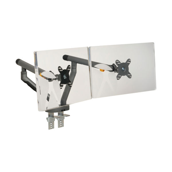 Bakkerelkhuizen BE Flexible Dual Monitor Arm Dark Grey BNEBFDDG