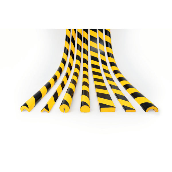 Durable Surface Protection Profile S20 Yellow/Black (Pack of 5) 1108130
