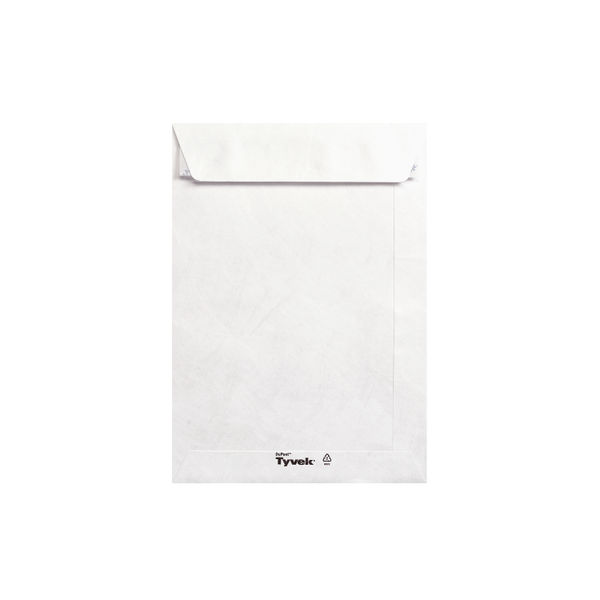 Tyvek C5 Envelope 229x162mm Pocket Peel and Seal White (Pack of 100) 551024