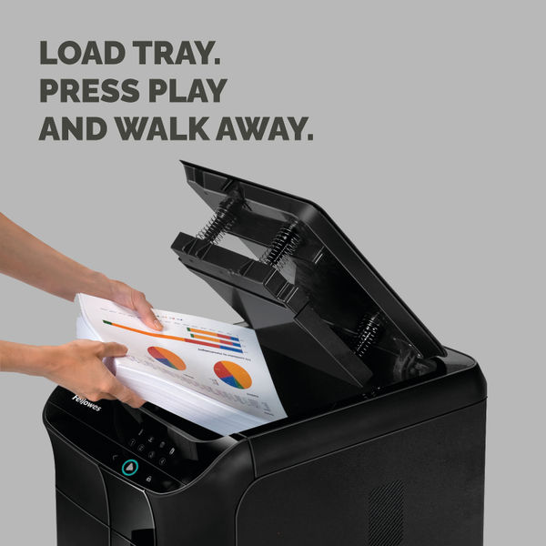 Fellowes AutoMax 450C Auto Feed Cross-Cut Shredder 100135793