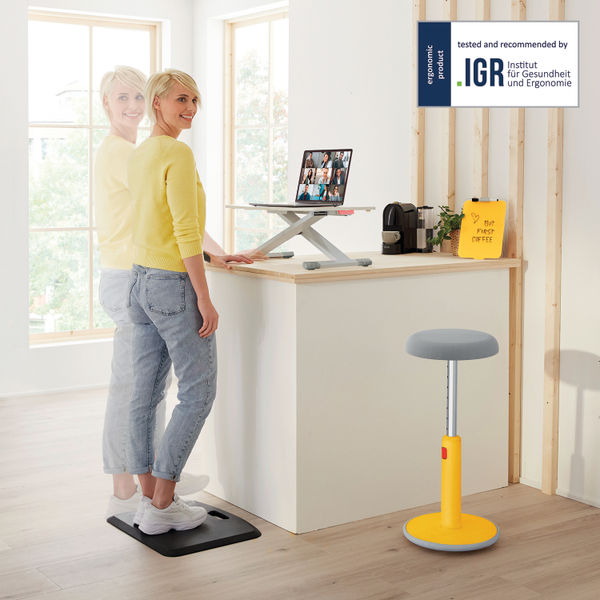 Leitz Ergo Cosy Standing Desk Converter with Sliding Tray 65320085