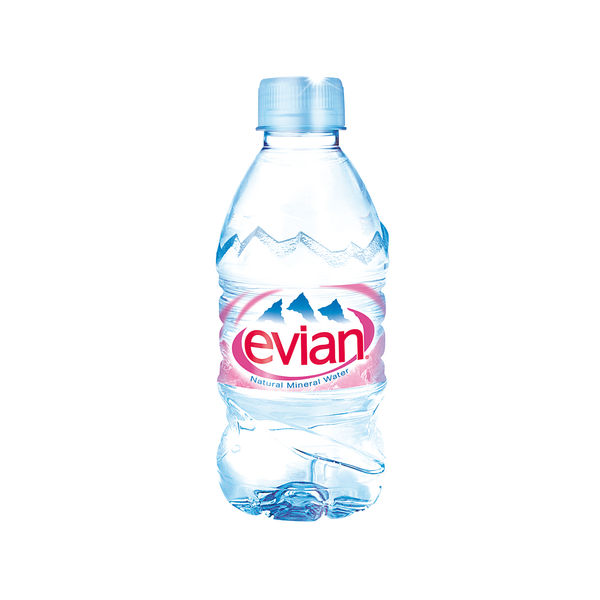 Evian Natural Spring Water 330ml (Pack of 24)