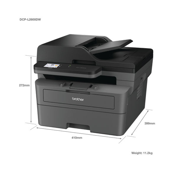 Brother DCP-L2660DW 3-In-1 Mono Laser Printer DCPL2660DWZU1