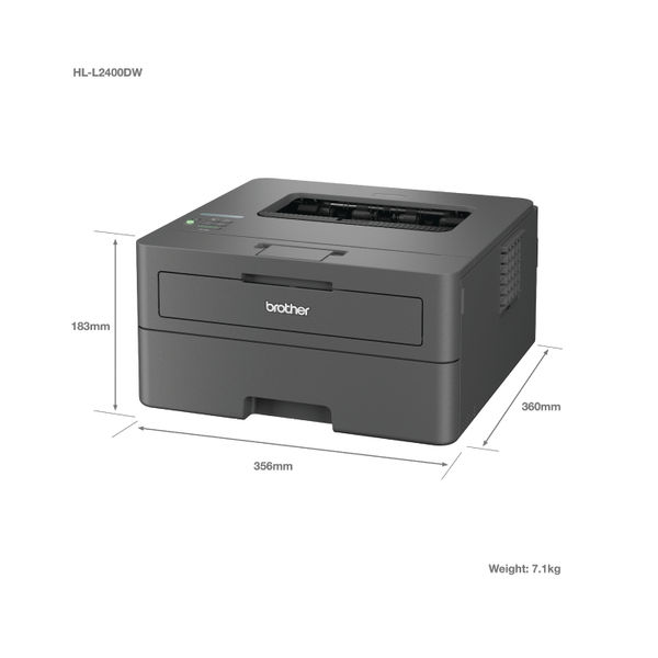 Brother HL-L2400DW Mono Laser Printer HLL2400DWZU1