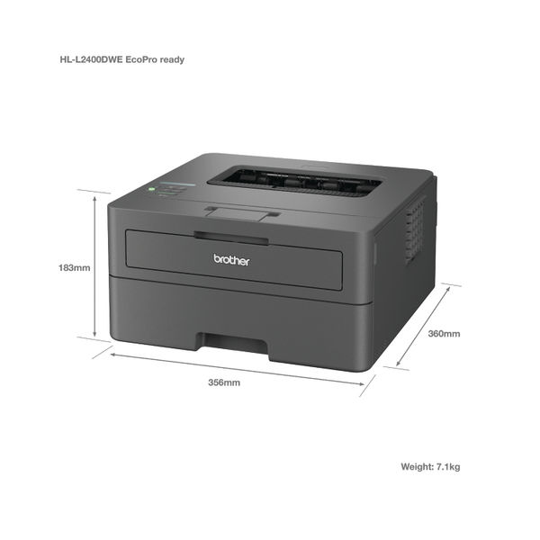 Brother HL-L2445DW Mono Laser Printer HLL2445DWZU1