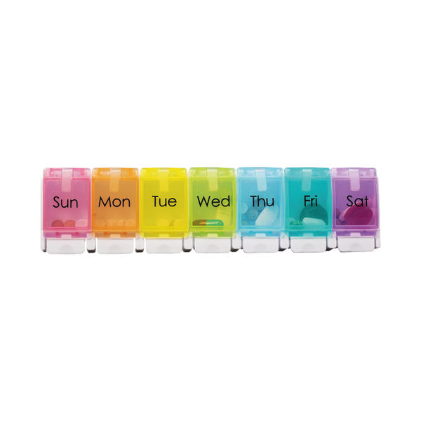 Aidapt Push Button Weekly Pill Dispenser VM930AC