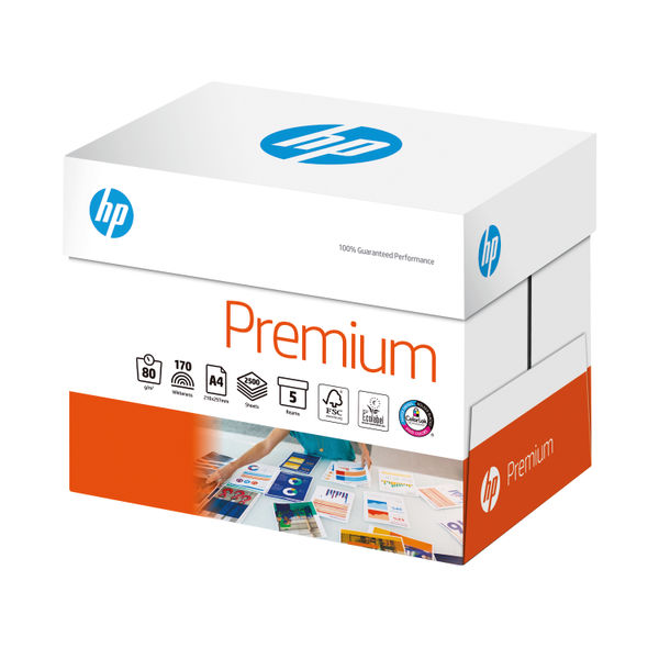 HP Premium A4 Paper 80gsm White (Pack of 2500)