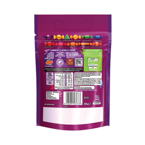 Nestle Quality Street Chocolate Share Bag 300g 12603892