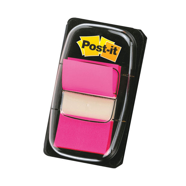 Post-it 25mm Bright Pink Index Tabs, Pack of 600 | 680-21