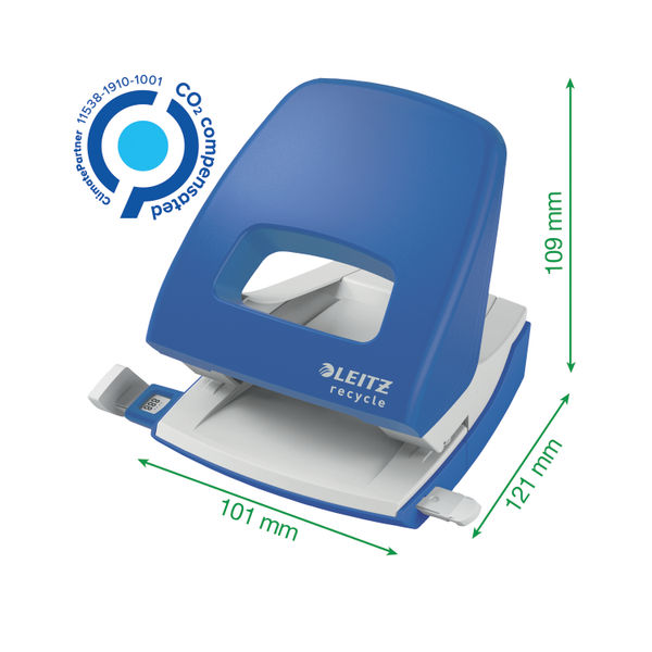 Leitz Recycle NeXXt Hole Punch 30 Sheets Blue 50030035