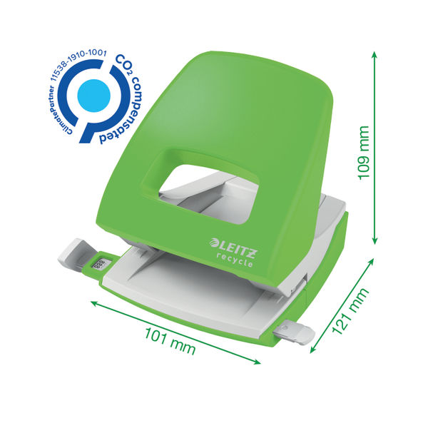 Leitz Recycle NeXXt Hole Punch 30 Sheets Green 50030055