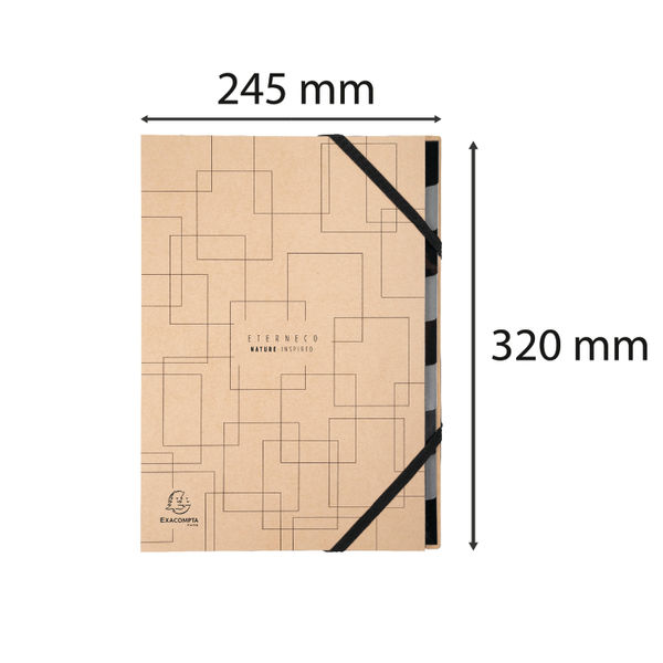 Exacompta Eterneco Multipart File Harmonika 9 Part Assorted 56747E