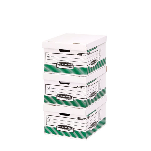 Fellowes Bankers Box System Storage Box W370xD255xH440mm (10 Pack) 00791-FFLP